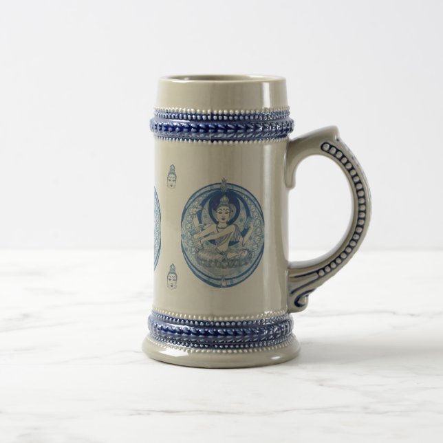 Caneca De Cerveja Fermentação azul do Bodhisattva (Direita)