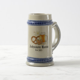 Caneca De Cerveja Festa Alemã Oktoberfest, Nome da Família Personali