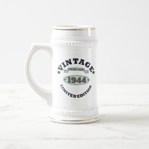 Caneca De Cerveja Festa de aniversário de 80 de oitava safra persona