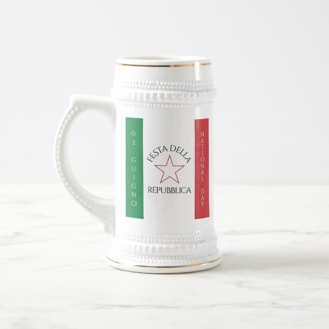Caneca De Cerveja Festa della Repubblica Dia Nacional da Bandeira It (Esquerda)