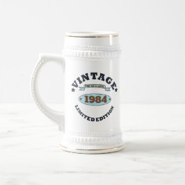 Caneca De Cerveja Festa personalizada de aniversário de 40 anos de q
