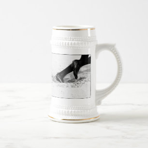 Caneca De Cerveja ficando sem areia
