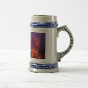 Caneca De Cerveja Fiery Sunset Mug