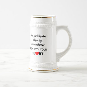 Caneca De Cerveja Fileira com seu coração