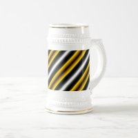 Fita-arco-íris branca-preta amarela