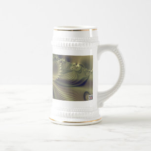 Caneca De Cerveja Flor Metálica