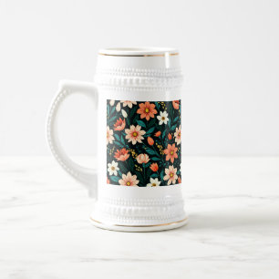 Caneca De Cerveja Floral Exótica Fltern-24190