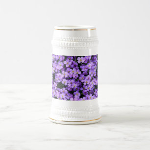 Caneca De Cerveja Flores Violetas - Primavera