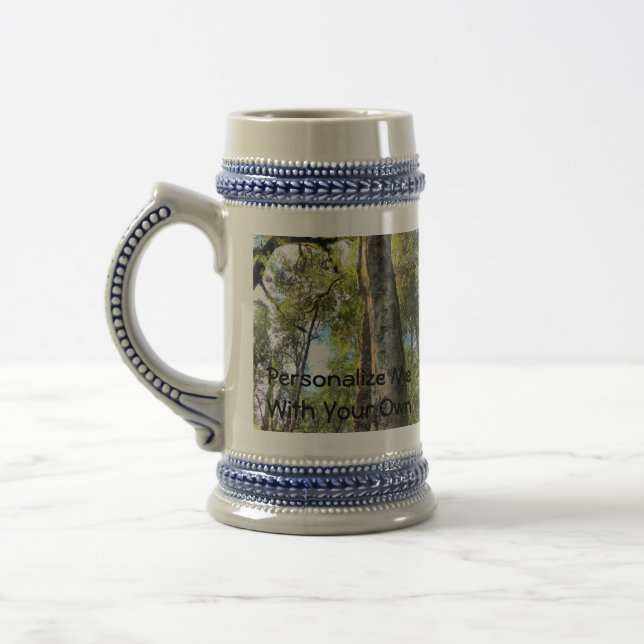 Caneca De Cerveja Floresta Tropical Australiana Eucalyptus Gum Trees (Esquerda)