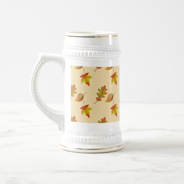 Caneca De Cerveja Folhas de carvalho de carvalho (Esquerda)