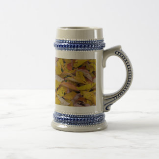 Caneca De Cerveja Folhas de outono caídas