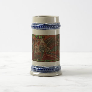 Caneca De Cerveja folheto artístico