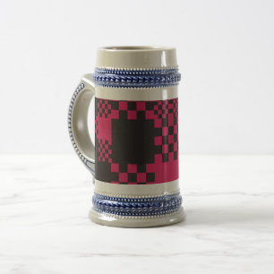 Caneca De Cerveja forma criativa de blocos quadrados de cubo