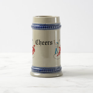 Caneca de Cerveja Frosted Stein: Cheers 