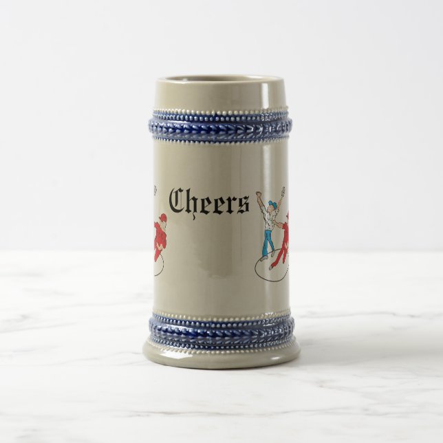 Caneca de Cerveja Frosted Stein: Cheers  (Centro)