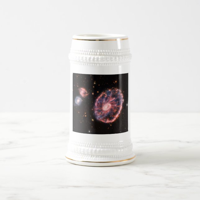 Caneca De Cerveja Galáxia CartWheel, Telescópio Espacial James Webb (Centro)