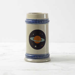 Caneca De Cerveja Galáxia estrela do universo da órbita planetária