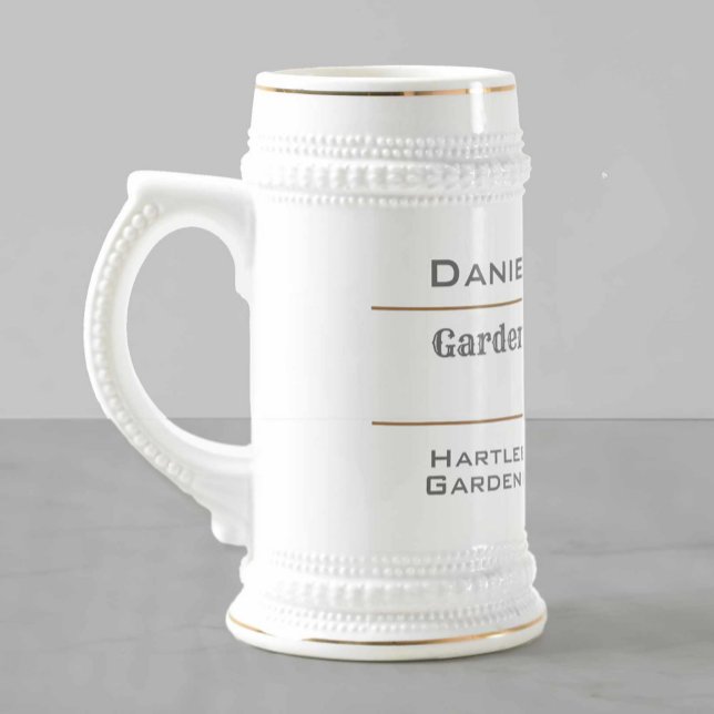 Caneca De Cerveja Gardener do Troféu de Jardinagem do Ano (Criador carregado)