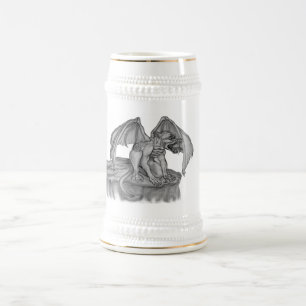 Caneca De Cerveja Gargoyle de Golem