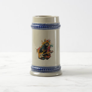 Caneca De Cerveja gato bonito rola design