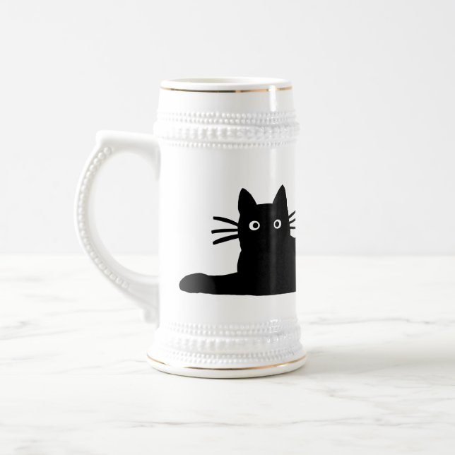 Caneca De Cerveja Gato preto (Esquerda)