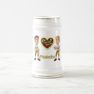 Caneca de cerveja Gay LGBTQIA+ Oktoberfest