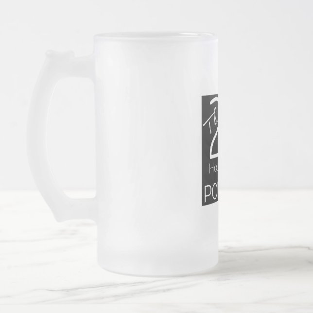 Caneca de cerveja gelado - preto (Esquerda)