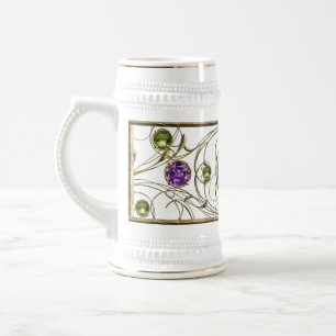 Caneca De Cerveja Gema Violeta, Roxa