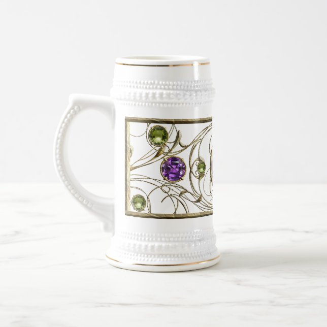 Caneca De Cerveja Gema Violeta, Roxa (Esquerda)