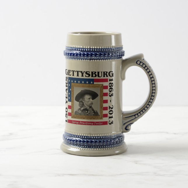 Caneca De Cerveja George A. Custer - 150th aniversário Gettybsurg (Direita)