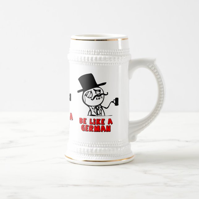 Caneca De Cerveja German MEME Beer Mug (Direita)