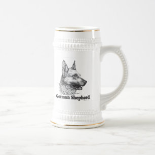 Caneca De Cerveja German shepherd