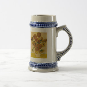 Caneca De Cerveja Girassóis de Vincent van Gogh, 1878