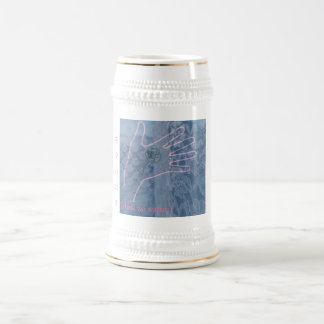 Caneca De Cerveja Giving and receiving flowers(lace) マグカップ