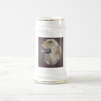 Caneca De Cerveja Golden retriever