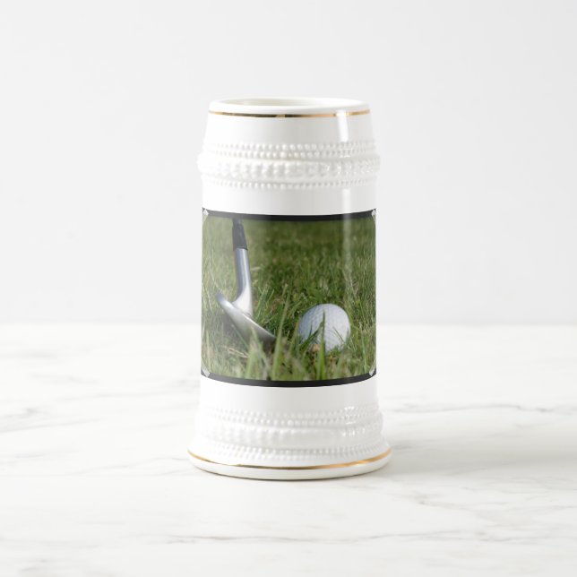 Caneca de cerveja Golfing da cerveja da foto (Centro)