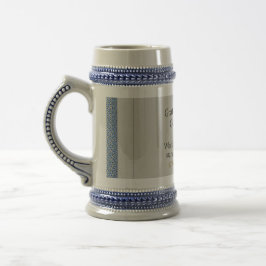 Caneca De Cerveja Gratidão Permanece: Graça em Todos os Fusos Horári