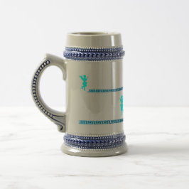 Caneca De Cerveja Grego - Chave Grecain com Evzone