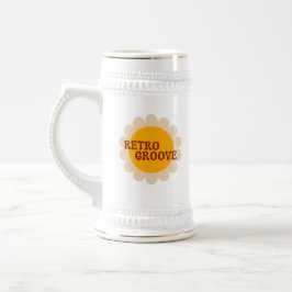 Caneca De Cerveja Groove Retrô