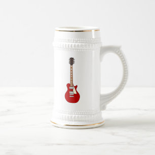 Caneca De Cerveja Guitarra elétrica