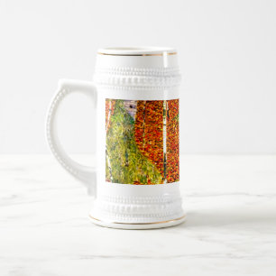 Caneca De Cerveja Gustav Klimt Birch Trees