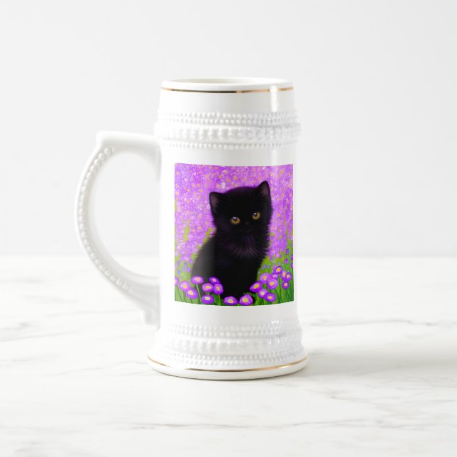 Caneca De Cerveja Gustav Klimt Cat (Esquerda)