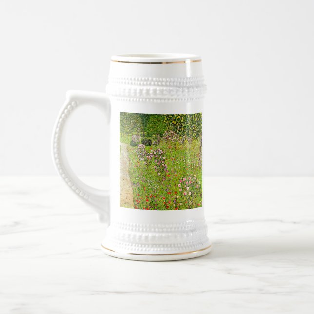 Caneca De Cerveja Gustav Klimt Orchard com Rosas (Esquerda)