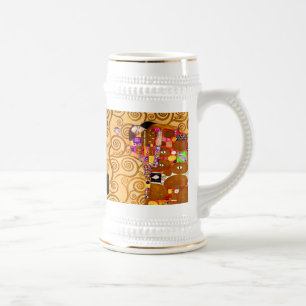 Caneca De Cerveja Gustav Klimt Tree of Life