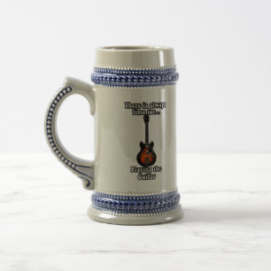 Caneca De Cerveja Há sempre tempo para tocar violão.