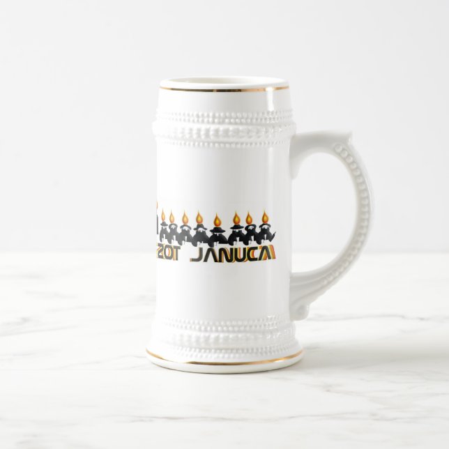Caneca De Cerveja Hanukkah (Direita)