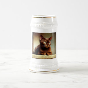 Caneca De Cerveja Havana Brown Cat