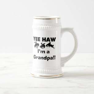 Caneca De Cerveja Haw de Yee eu sou t-shirt e presentes de um vovô