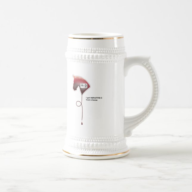 Caneca De Cerveja Hepatite C (Direita)