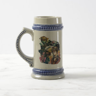 Caneca De Cerveja Herói Steampunk - Uma Colagem